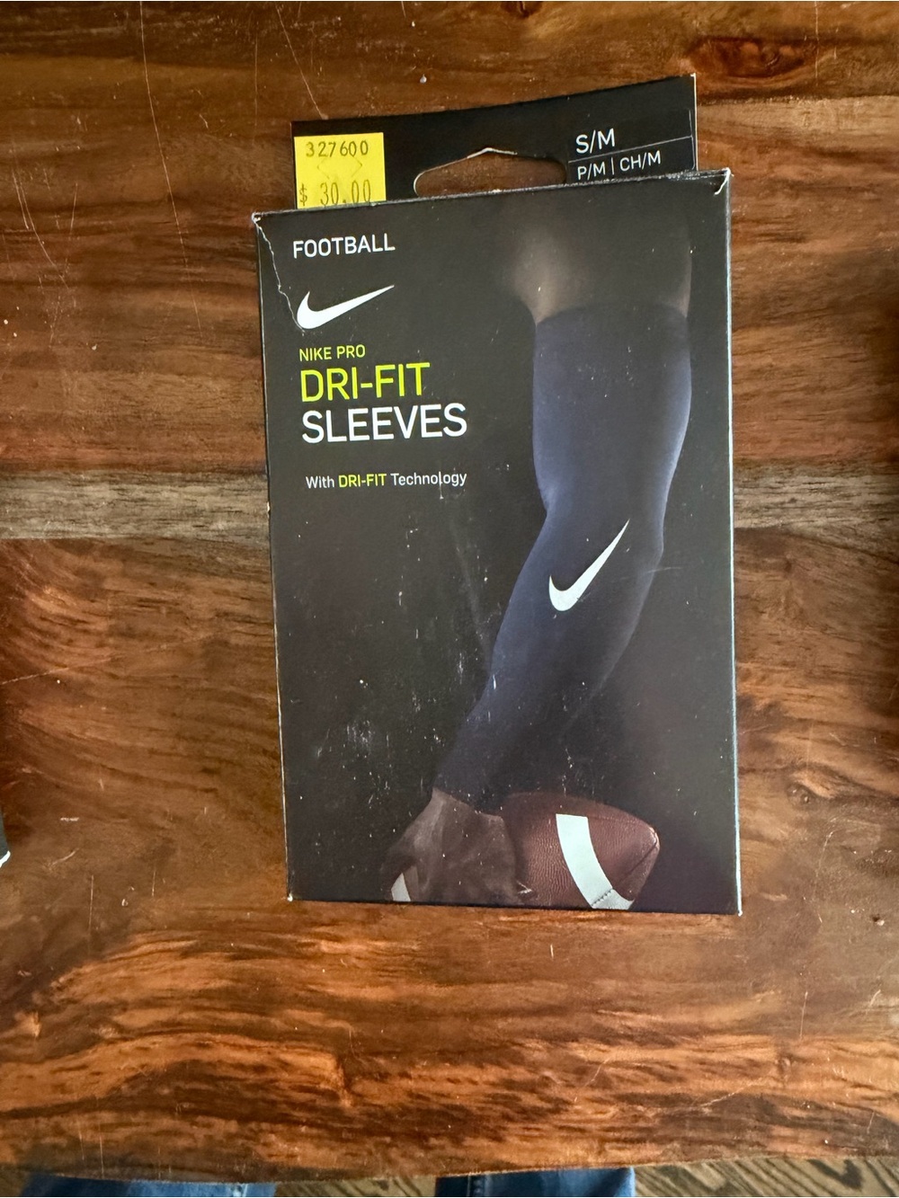 Nike Black Dri-FIT Sleeve with White Swoosh